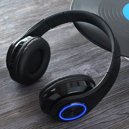 Wireless Bluetooth Gaming Headset with LED Light Stereo