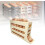 Egg Holder Stackable 4-Tier Transparent Large Capacity 1