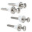 Toilet Lid Bolt Set Slotted Hinge Screw 2 pcs 5