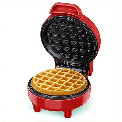 Snailar Mini Waffle Maker 550W Non-Stick Compact