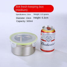 304 stainless steel food-grade bento box with lid