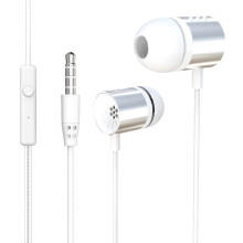 In-ear earphones with microphone, 3.5mm wired, for iOS and