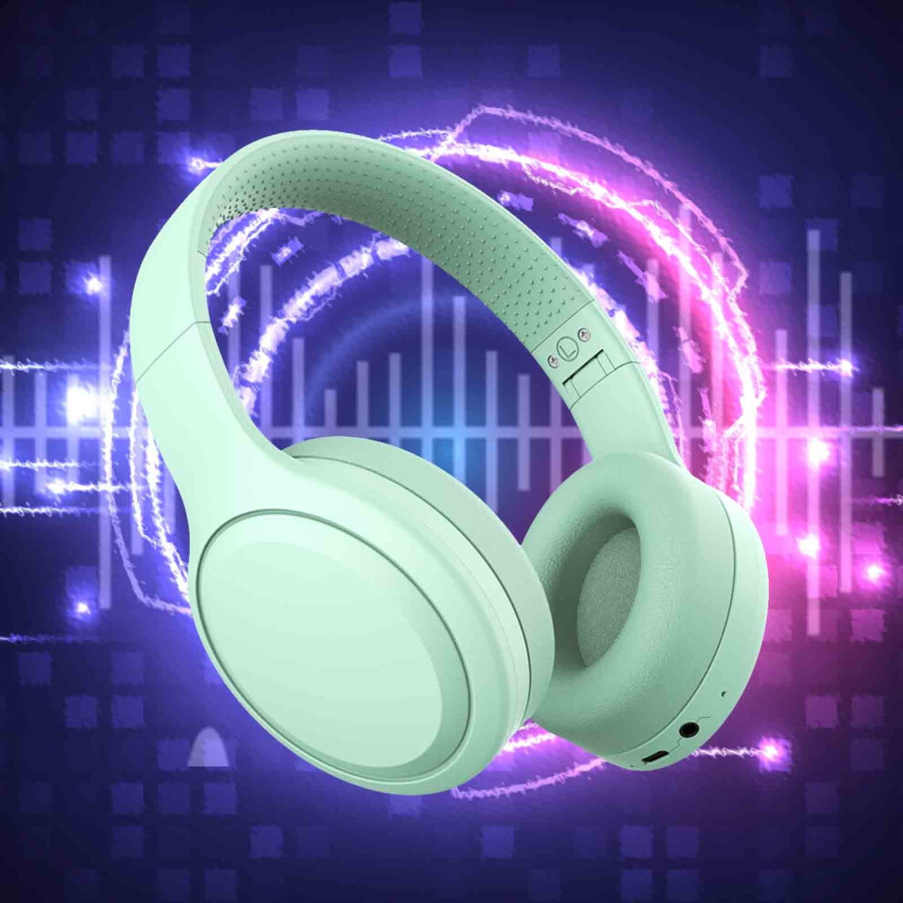 Jacenvly Bluetooth Over-Ear Headphones Deep Bass Foldable 946140170695