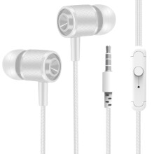 In-ear wired earphones with microphone 3.5mm