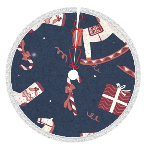 Christmas Tree Skirt 36 Inch Rustic Holiday Decor