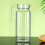 Clear Plastic Water Pitcher with Lid and Spout 1