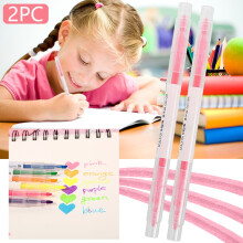 Double-headed highlighter pen candy color 10ml