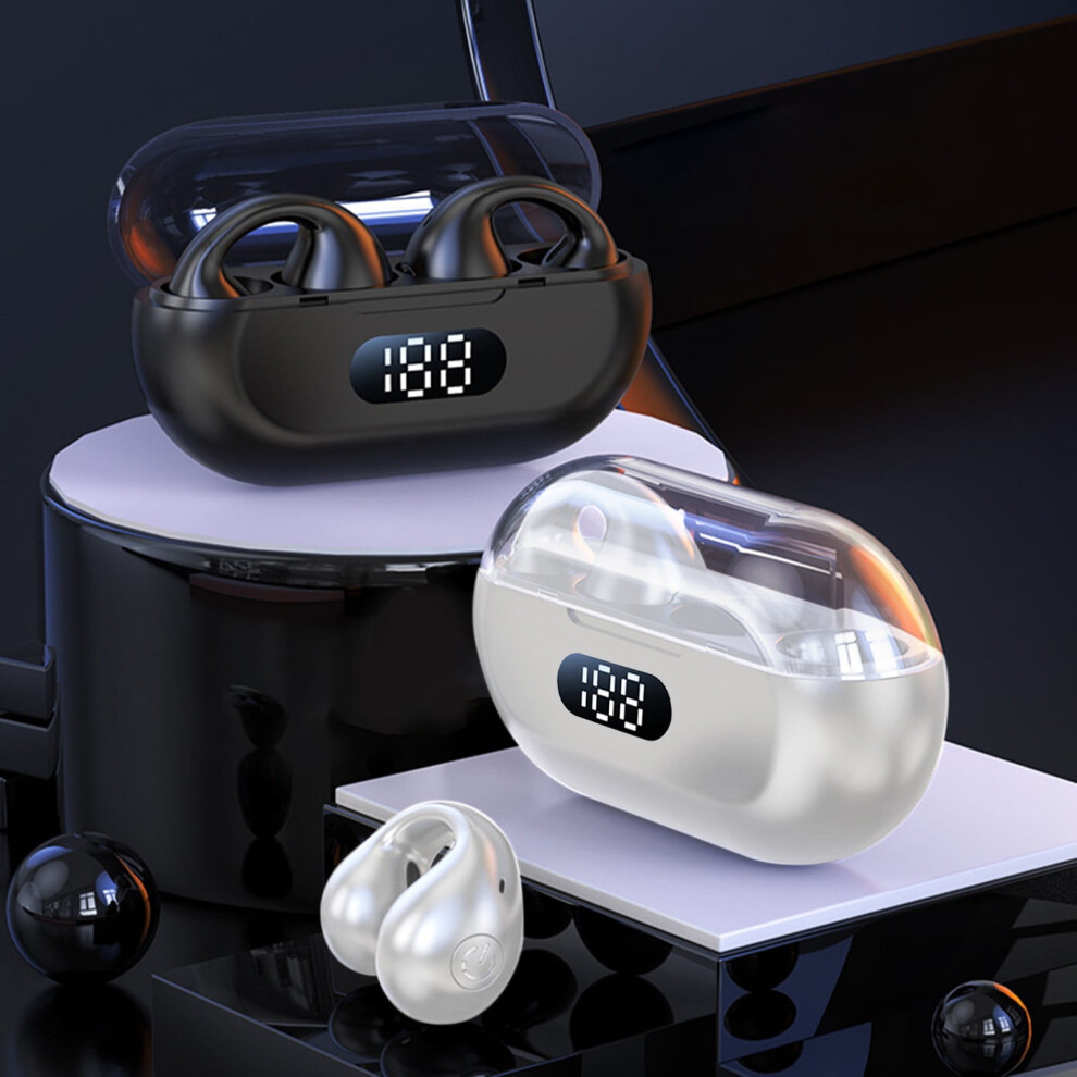 Jacenvly Wireless Bone Conduction Ear Clips Bluetooth 5.3 946140171807