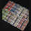 Rhinestone Nail Decoration Box 6-Grid Pointed Bottom 4