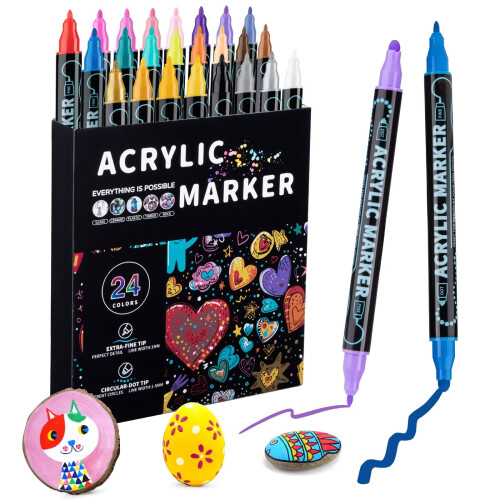 Artistic Marker Set Rich Colors 2.5ml Smooth Ink