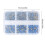 Rhinestone Nail Decoration Box 6-Grid Pointed Bottom 3
