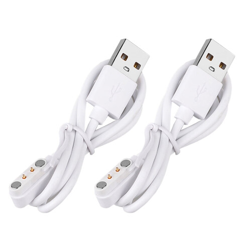 Magnetic Suction Charging Cable for Smart Watch 2-Pin 2 pcs 2