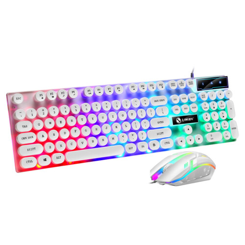 Jacenvly gaming keyboard and mouse set RGB mechanical