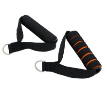 D-Ring Spring Pull Rope Cable Bar with Foam Handle