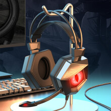 Jacenvly gaming headset with noise cancelling and surround