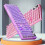 Jacenvly Bluetooth keyboard ergonomic ultra-slim LED 1