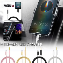 USB Type C to 3.5mm Aux Audio Cable for Headphones and Car