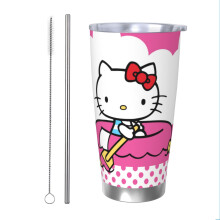 Hello Kitty insulated tumbler cup 20 oz stainless steel
