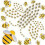 Miniature Bee Resin Decorations 40 pcs 2