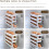 Egg Holder for Fridge 4-Tier Grey 4