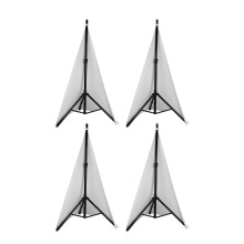 DJ light speaker stand cover stretchable tripod skirt 4 pcs