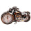 Vintage motorcycle model alarm clock battery powered 1
