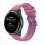 Silicone Watch Band Sweat-Resistant Solid Color 22mm 1