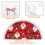 Christmas Tree Skirt 48 Inch Rustic Holiday Decor 3