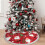 Christmas Tree Skirt 48 Inch Rustic Holiday Decor 4