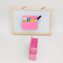 Whiteboard chalk storage box for school office