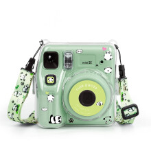 Instax Mini SE透明保护套 3件装 含挂绳贴纸