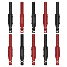 Banana Plug Female Socket Copper Nickel Plated 4mm 10PCS