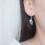 Women's mouse-shaped rhinestone alloy hook earrings 6