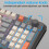 Livrdious Gaming Keyboard 104 Keys Wired RGB Mechanical 4