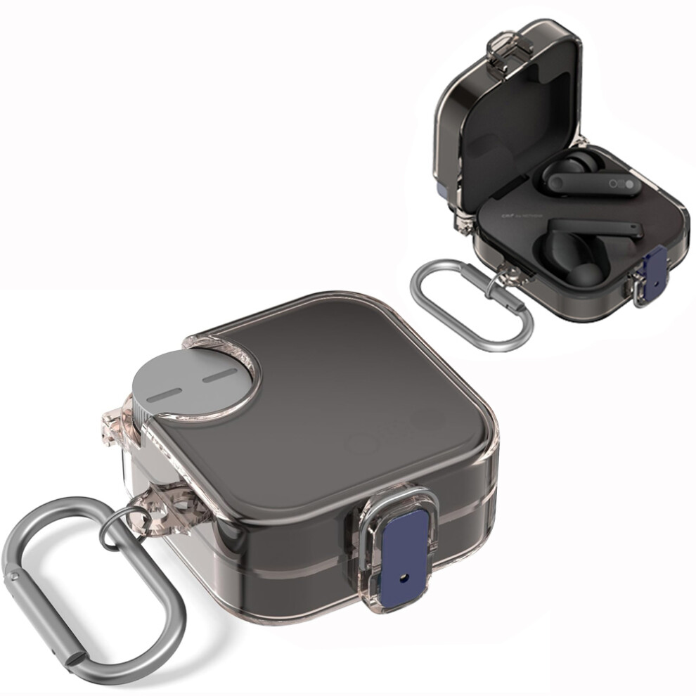 Clear Tpu Case For Cmf Buds Pro 2 Candy Color With Carabiner 946140182780