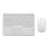 Bluetooth keyboard with touchpad white ultra-thin 1