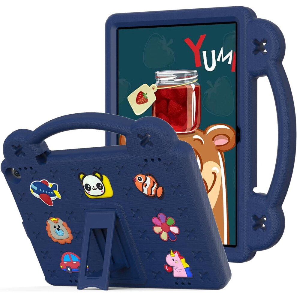 Kid-Proof Case For Onn 10.1 Tablet Gen 3 2022 Navy Blue 946140183770
