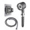 Jacenvly bathroom decor set adjustable rain shower head 2