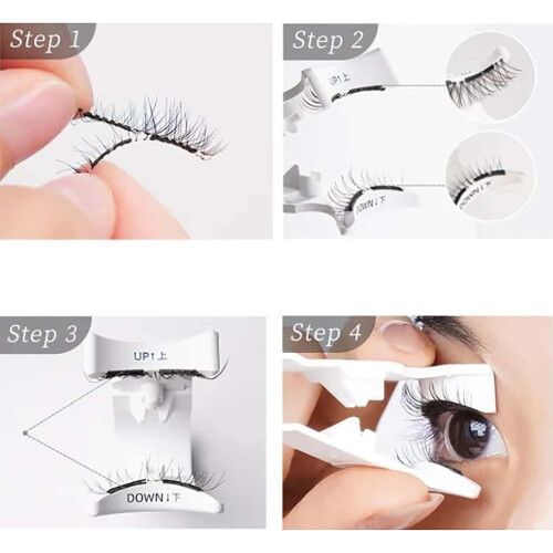 Magnetic Eyelashes Natural Look with Applicator 1 Pair 2