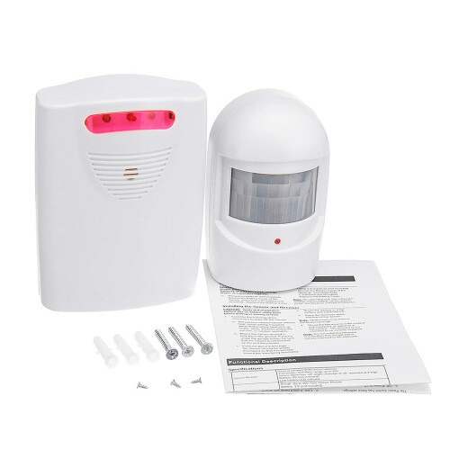 LOVEVER wireless driveway alarm system PIR motion sensor 2