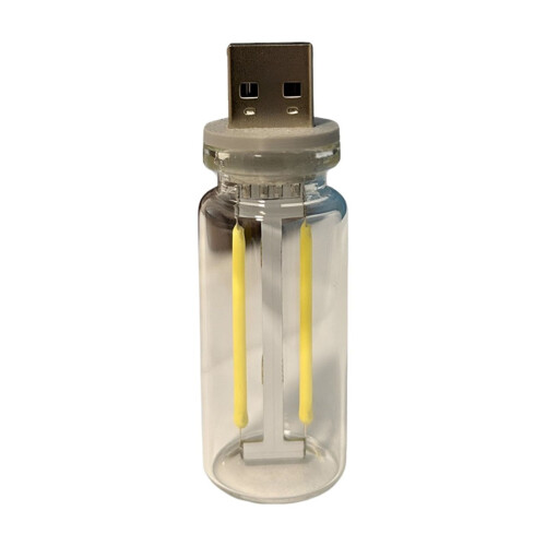 Retro Car Lamp USB LED Interior Light 1 Pack 1