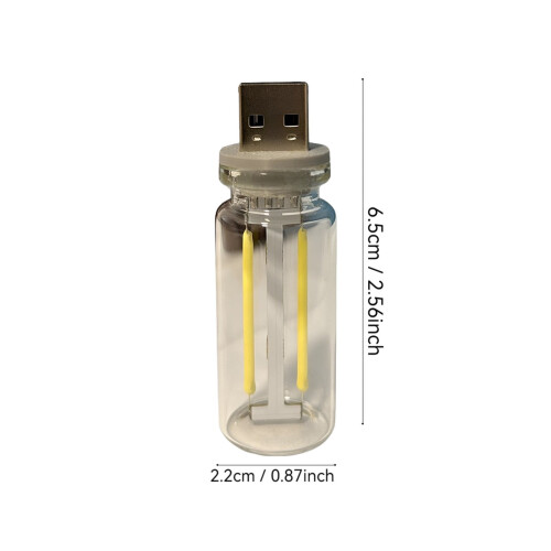 Retro Car Lamp USB LED Interior Light 1 Pack 2