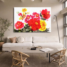 Flowers Canvas Poster Bedroom Decor 8x12 inch
