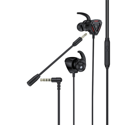 Jacenvly gaming wired earphones with mic 3.5mm