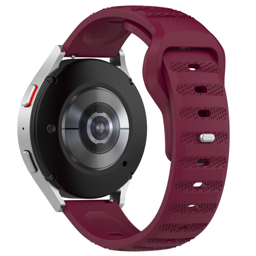 Silicone Watch Band Sweat-Resistant Solid Color 20mm 2
