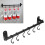 Kitchen Hook Pot Rack Wall Mounted with 6 Sliding Hooks 7