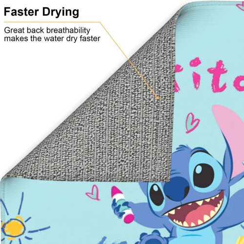 Dish Drying Mat Suede Non-slip 24x18 Inch 2