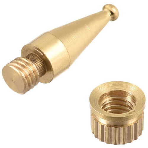 Speaker Spikes Copper M8 Thread 36.2mm H 8 Pcs 1