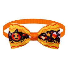 Pet Bow Tie for Dogs and Cats Pumpkin Pattern Festive