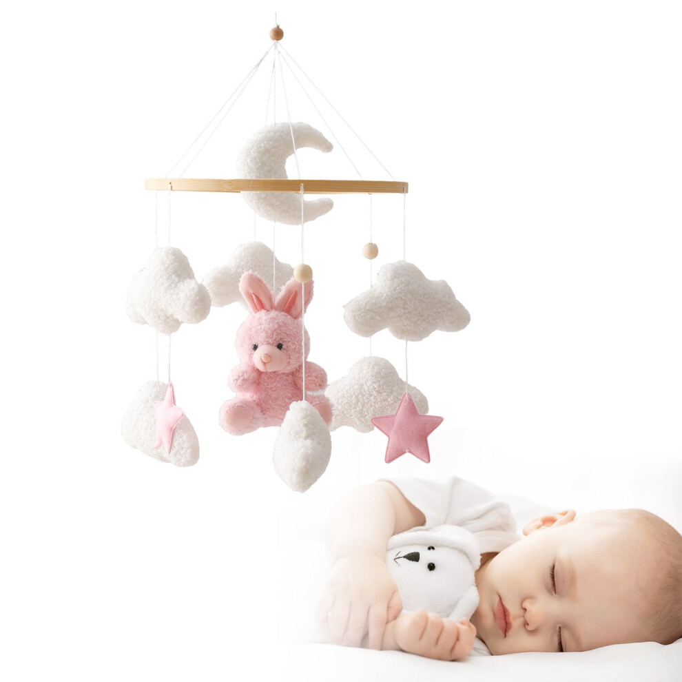 Mobile Crib Hanger with Plush Teddy Bear 1 pc